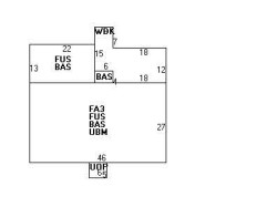 474 Lowell Ave, Newton MA 02460-2151 floor plan