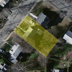 238 Jackson St, Newton MA 02459-2541 aerial view