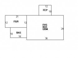 65 Elinor Rd, Newton MA  02461-1821 floor plan