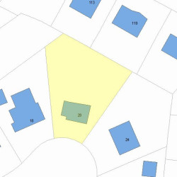 20 Solon St, Newton MA 02461-1827 plot plan