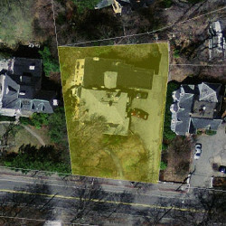 929 Beacon St, Newton MA  02459-1720 aerial view