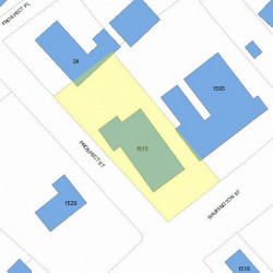 1515 Washington St, Newton MA 02465-2219 plot plan