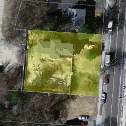 155 Winchester St, Newton MA 02461-2129 aerial view