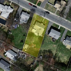 115 Adams Ave, Newton MA 02465-1045 aerial view