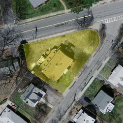 15 Charles St, Newton MA  02461-1601 aerial view