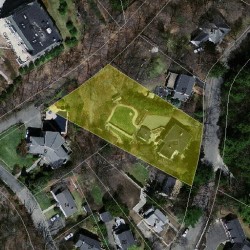 63 Hawthorne Ave, Newton MA  02466-2817 aerial view