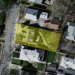 54 Brooks Ave, Newton MA 02460-1508 aerial view