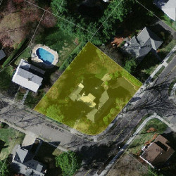 110 Levbert Rd, Newton MA  02459-3063 aerial view