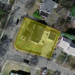 44 Whitney Rd, Newton MA 02460-2429 aerial view