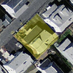 16 Quirk Ct, Newton MA 02458-1224 aerial view