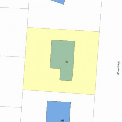 89 Upland Ave, Newton MA 02461-2112 plot plan