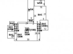64 Bishopsgate Rd, Newton MA 02459-2031 floor plan
