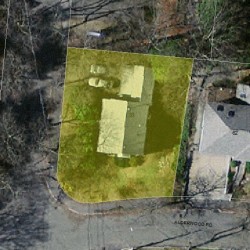 33 Burrage Rd, Newton MA 02459-1253 aerial view