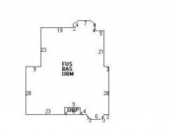 280 Hartman Rd, Newton MA 02459-2856 floor plan
