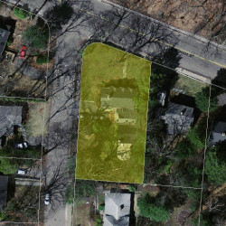 61 Dedham St, Newton MA  02461-2134 aerial view