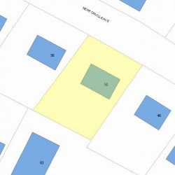 50 Newtonville Ave, Newton MA 02458-1939 plot plan