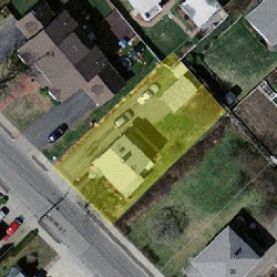 12 Adams St, Newton MA 02460-1203 aerial view