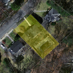 64 Larchmont Ave, Newton MA  02468-2030 aerial view