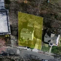 135 Arlington St, Newton MA  02458-2048 aerial view