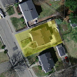 20 Bridge St, Newton MA  02458-1125 aerial view