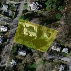 76 Hyde Ave, Newton MA 02458-2332 aerial view