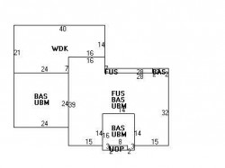 39 Village Cir, Newton MA 02459-3069 floor plan