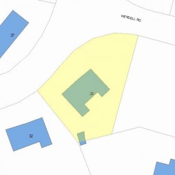 20 Wendell Rd, Newton MA 02459-2610 plot plan