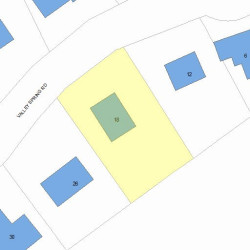 18 Valley Spring Rd, Newton MA 02458-2712 plot plan