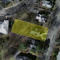 79 Lowell Ave, Newton MA 02460-1502 aerial view