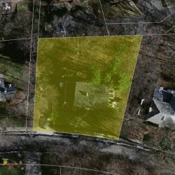 107 Franklin St, Newton MA 02458-2411 aerial view