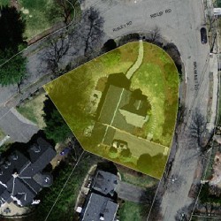 6 Risley Rd, Newton MA 02465-2922 aerial view