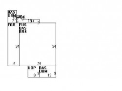 294 Adams St, Newton MA  02458-1455 floor plan