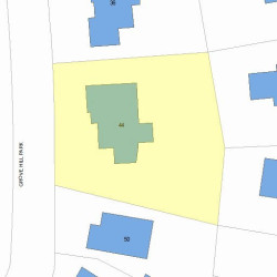 44 Grove Hill Park, Newton MA 02460-2304 plot plan