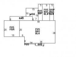 211 Ward St, Newton MA 02459-1331 floor plan