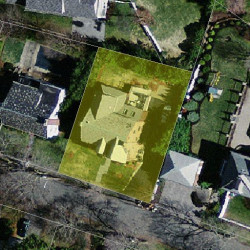 24 Green Park, Newton MA 02458-2606 aerial view