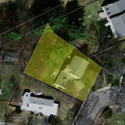 1 Kensington St, Newton MA  02460-1311 aerial view