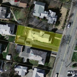 161 Lowell Ave, Newton MA 02460-1521 aerial view