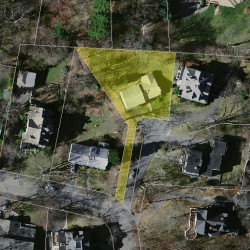 117 Gibbs St, Newton MA 02459-1927 aerial view