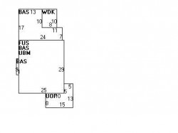 25 Aberdeen St, Newton MA  02461-1801 floor plan