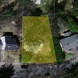 71 Walnut Hill Rd, Newton MA  02461-1836 aerial view