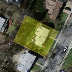 130 Fessenden St, Newton MA 02460-1132 aerial view