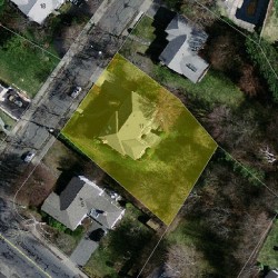 11 Broken Tree Rd, Newton MA 02459-3415 aerial view