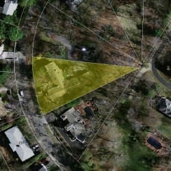 128 Baldpate Hill Rd, Newton MA  02459-2857 aerial view