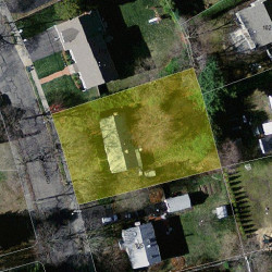 111 Hanson Rd, Newton MA  02459-3627 aerial view