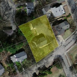 105 Wood End Rd, Newton MA  02461-1402 aerial view