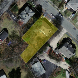 24 Eliot Ave, Newton MA  02465-1709 aerial view