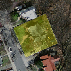 19 Burnside Rd, Newton MA  02461-1401 aerial view