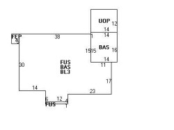 19 Alderwood Rd, Newton MA  02459-1225 floor plan