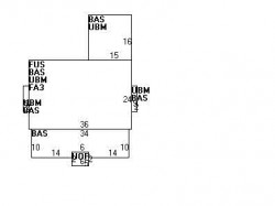 189 Bellevue St, Newton MA 02458-1812 floor plan