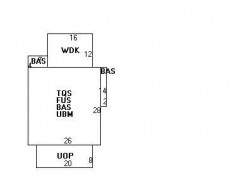 22 Goddard St, Newton MA  02461-1918 floor plan